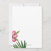 Einladung von Zebra (Rückseite)