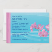 Einladung von Zen Orchid (Vorderseite)