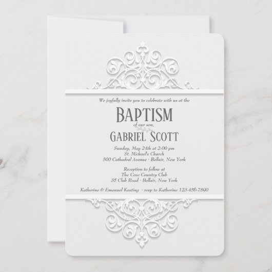 Einladung von Zierleisten (Vorderseite)