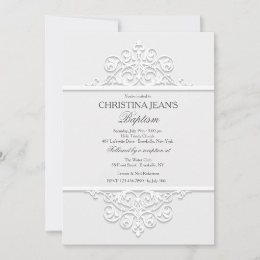 Einladung von Zierleisten (Vorderseite)