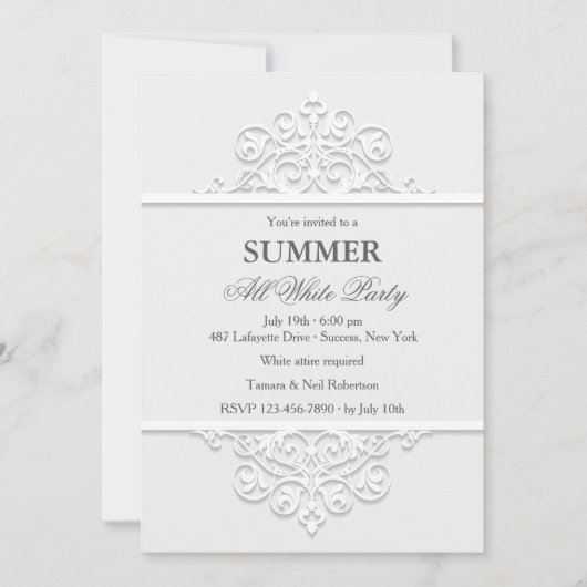 Einladung von Zierleisten (Vorderseite)