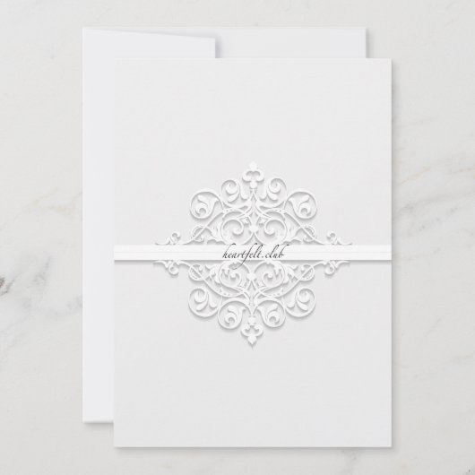 Einladung von Zierleisten (Rückseite)