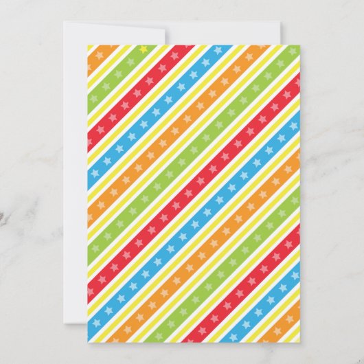 Einladung von Zirkus/Karneval (Rückseite)