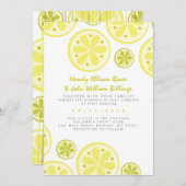Einladung von Zitrusfrüchten und Limonen (Vorne/Hinten)