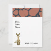 Einladung von Zoo Animal zum Geburtstag (Rückseite)