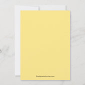 Einladung von Zoo Animals Baby Dusche (Rückseite)