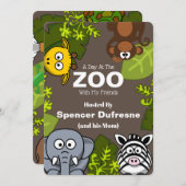 Einladung von Zoo Child (Vorne/Hinten)