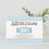 Einladung von Zügen zum Geburtstag (Stehend Vorderseite)