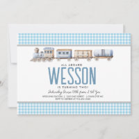 Einladung von Zügen zum Geburtstag