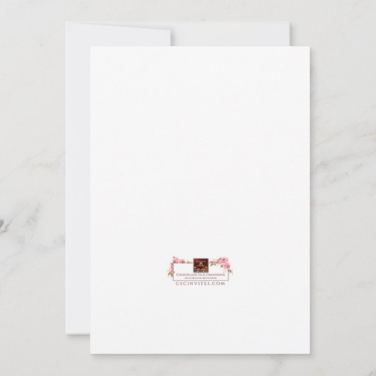 Einladung von zwei Abschlüssen (Rückseite)