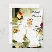 Einladung von zwei Brautduschen (Vorne/Hinten)