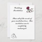 Einladung von zwei Brautpaaren (Rückseite)