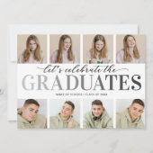 Einladung von zwei Foto-Graduiertengruppen (Vorderseite)