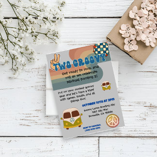 Einladung von zwei Groovy Boy zum Geburtstag