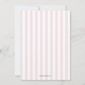 Einladung von zwei Mädchen zum ersten Geburtstag (Rückseite)