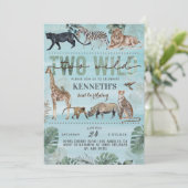 Einladung von zwei Wildtierzüchtern zum Geburtstag (Stehend Vorderseite)