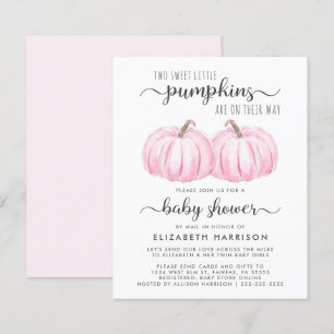 Einladung von Zwin Baby Girls Pumpkin Dusche per M