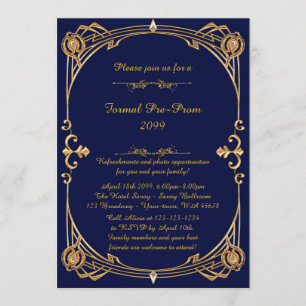 Einladung vor Beginn der Prom-Phase, Pre-Prom, Qui