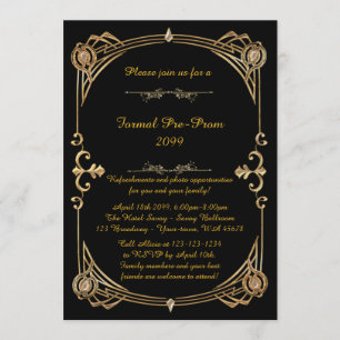 Einladung vor Beginn der Prom-Phase, Pre-Prom, Qui
