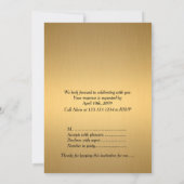 Einladung vor Beginn der Prom-Phase, Roter Teppich (Rückseite)