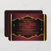 Einladung vor Beginn des Programmzeitraums, Pre-Pr (Vorne/Hinten)