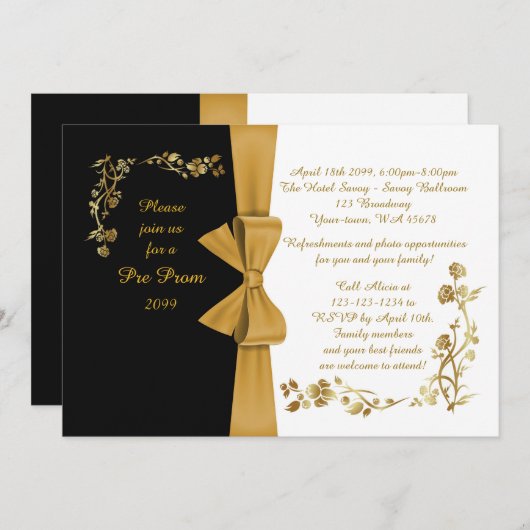 Einladung vor Beginn des Programmzeitraums, Pre-Pr (Vorne/Hinten)