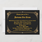 Einladung vor der Prom, Quinceanera, Gatsby V3 (Rückseite)