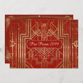 Einladung vor der Prom-Revolution, Quinceanera, Ga (Vorne/Hinten)