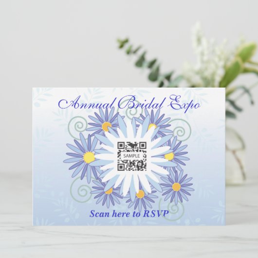 Einladung Vorlage Bridal Expo (Stehend Vorderseite)