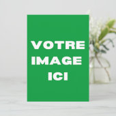 Einladung - Votre image ici - personnalisée (Stehend Vorderseite)