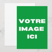 Einladung - Votre image ici - personnalisée (Vorne/Hinten)