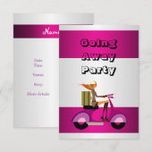 Einladung weg Party Girl Bike Gepäcktransport (Vorne/Hinten)