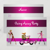 Einladung weg Party Girls Bike Gepäcktransport (Vorne/Hinten)