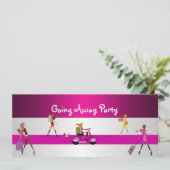 Einladung weg Party Girls Bike Gepäcktransport (Stehend Vorderseite)