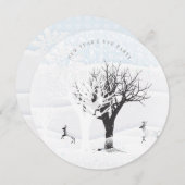 Einladung Weihnachten & Neues Jahr Märchenfantasie (Vorne/Hinten)