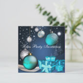 Einladung Weihnachten Party Weihnachten (Stehend Vorderseite)