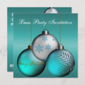 Einladung Weihnachten Party Weihnachten (Vorne/Hinten)