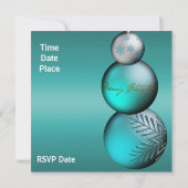 Einladung Weihnachten Party Weihnachten (Rückseite)