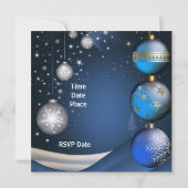 Einladung Weihnachts-Party (Rückseite)