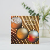 Einladung Weihnachts-Party (Stehend Vorderseite)