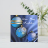 Einladung Weihnachts-Party (Stehend Vorderseite)