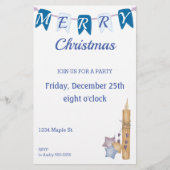 Einladung Weihnachts-Party Flyer (Vorne)