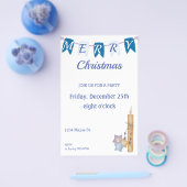 Einladung Weihnachts-Party Flyer (Einzeln)