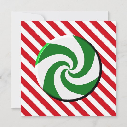 Einladung - Weihnachtscreme (Vorderseite)