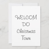 Einladung Weihnachtsstadt (Vorderseite)