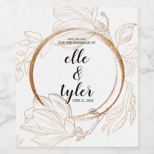 Einladung Weinetikett (Einzelnes Label)