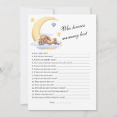 Einladung Wer Mami am besten kennt. (Vorderseite)