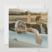 Einladung Whimsical Minimalistisch Foto Square (Rückseite)