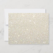 Einladung - White Gold Glit Fab Zukunft Frau Brida (Rückseite)