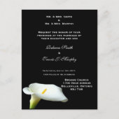 Einladung - WhiteLily2 (Vorderseite)